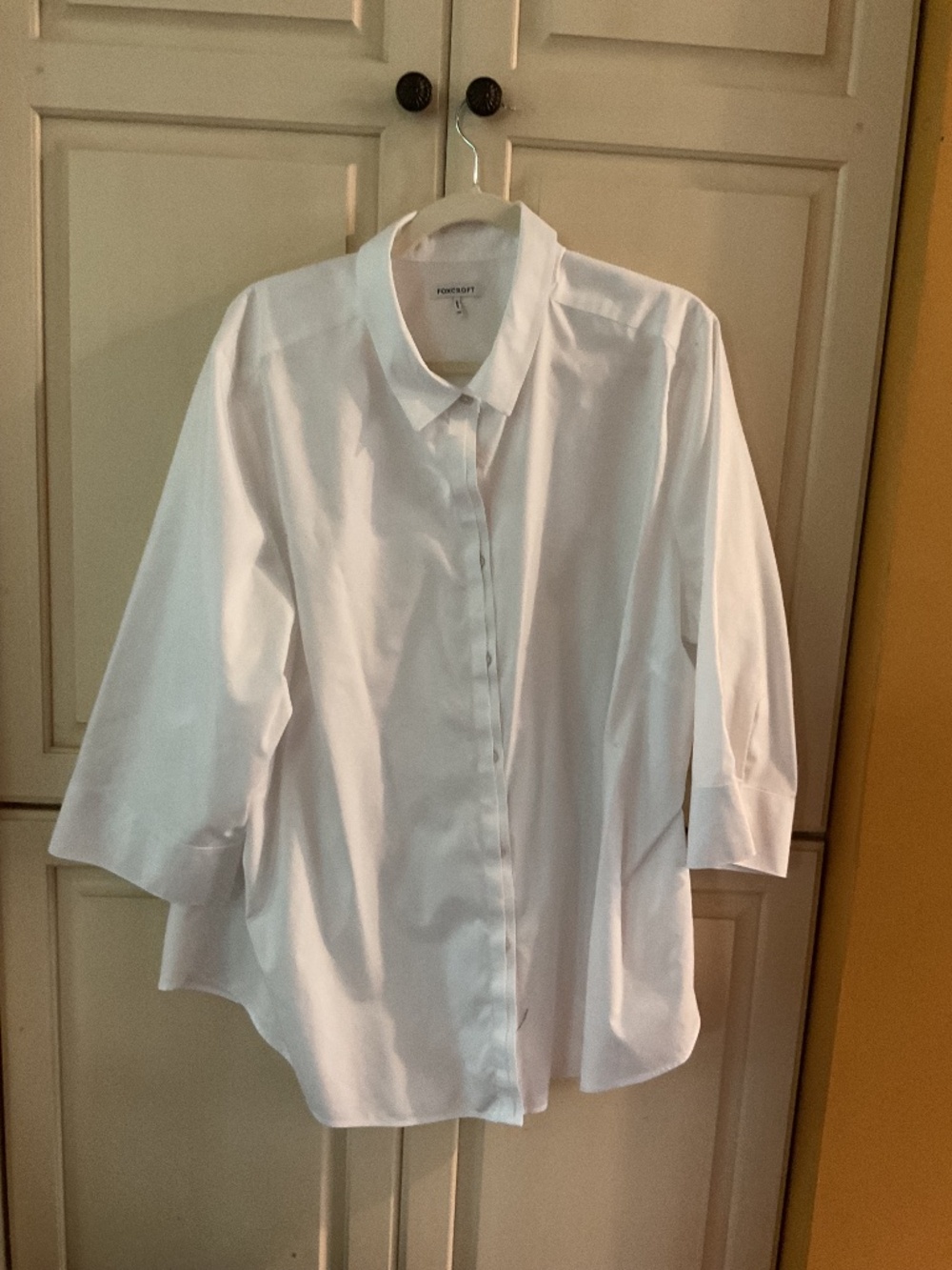 White cotton blouse